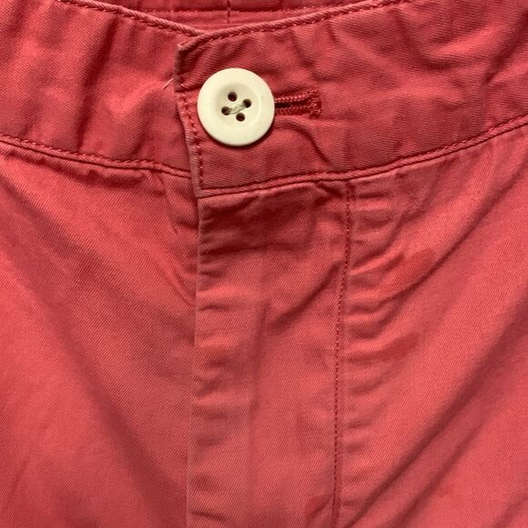 Vineyard Vines Jetty Red Cotton Classic Flat Front Chino Club Shorts Size 38 - Picture 5 of 12